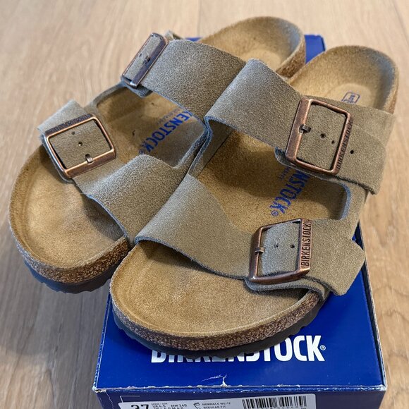 Birkenstock Women's Arizona  Suede Leather size 37 - Picture 3 of 3